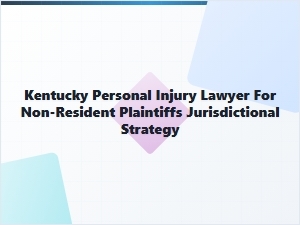 Kentucky Jurisdiction Strategy for Out-of-State Injury Plaintiffs